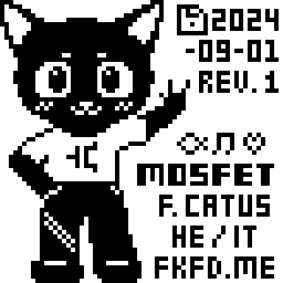 Black-and-white pixel art of
Mosfet