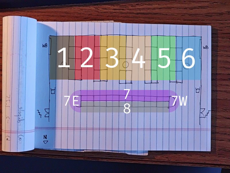 Same map but numbered