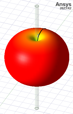 Plot that looks like someone stuck a plastic straw down an
apple